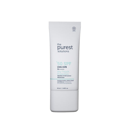 The Purest Solutions Protector Solar de Alto SPF 50+ con Acabado Mate para Piel Grasa - Protección Facial No Comedogénica