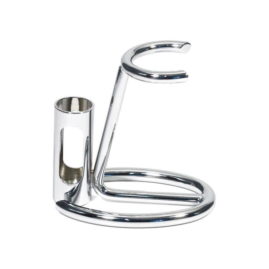 Omega Chrome Plated Shaving Brush and Razor Stand #226 Shaving Accessories Pasteur Pharmacy