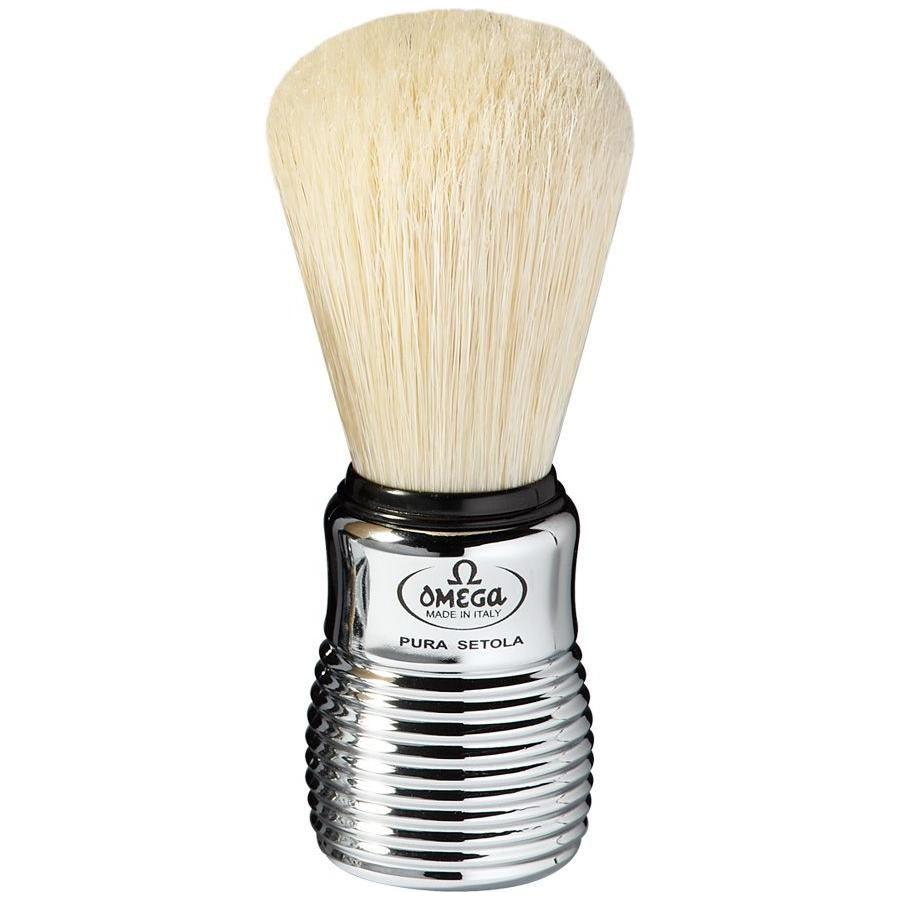 Omega Aluminium Shaving Brush #80080 Shaving Brush Pasteur Pharmacy