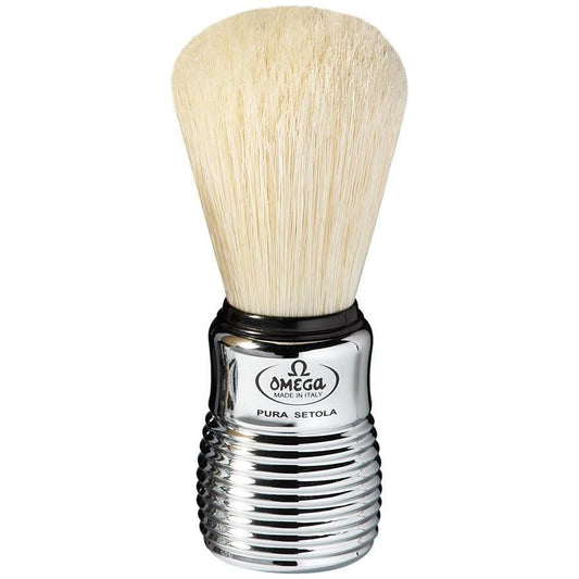 Omega Aluminium Shaving Brush #80080 Shaving Brush Pasteur Pharmacy