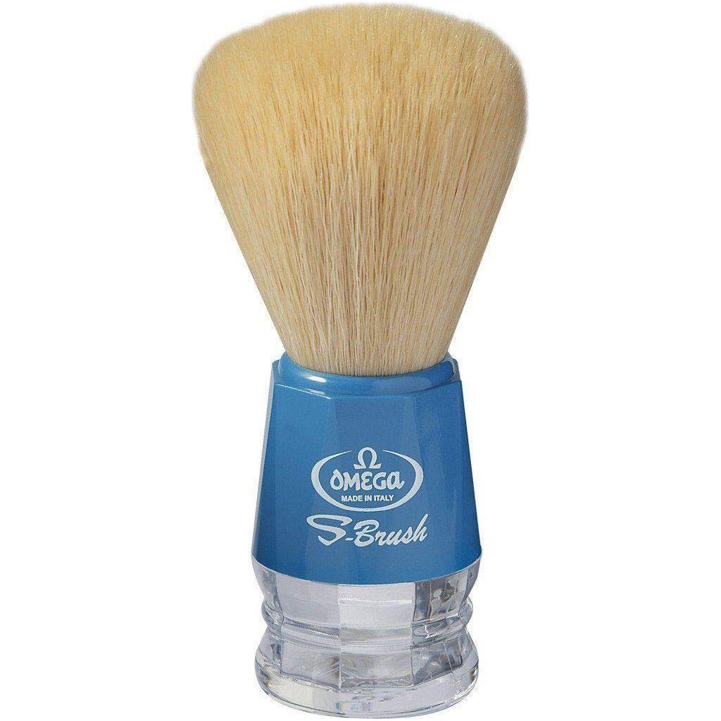 Omega S-Brush Synthetic Fibre S Brush Variable Color #S10019 Shaving Brush Pasteur Pharmacy