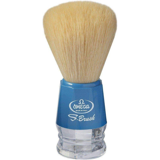 Omega S-Brush Synthetic Fibre S Brush Variable Color #S10019 Shaving Brush Pasteur Pharmacy