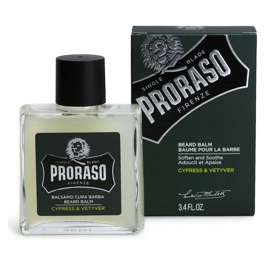 Proraso Single Blade Cypress & Vetyver Beard Balm 3.4 Oz Beard Balm Pasteur Pharmacy
