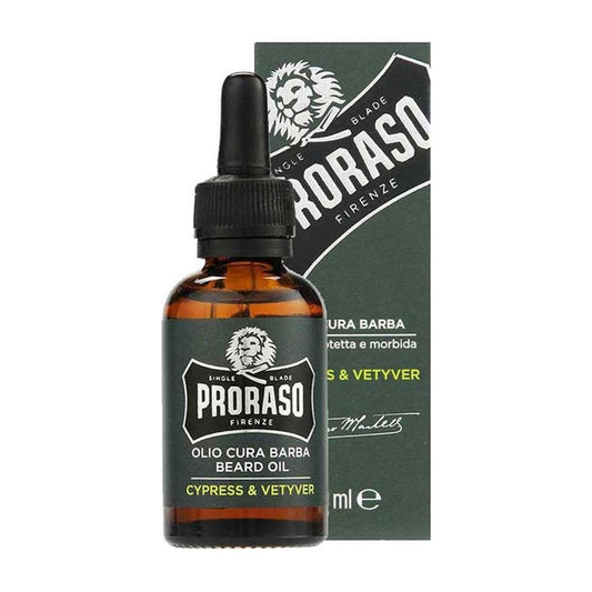 Proraso Single Blade Cypress & Vetyver Beard Oil 1 Oz Beard Oil Pasteur Pharmacy