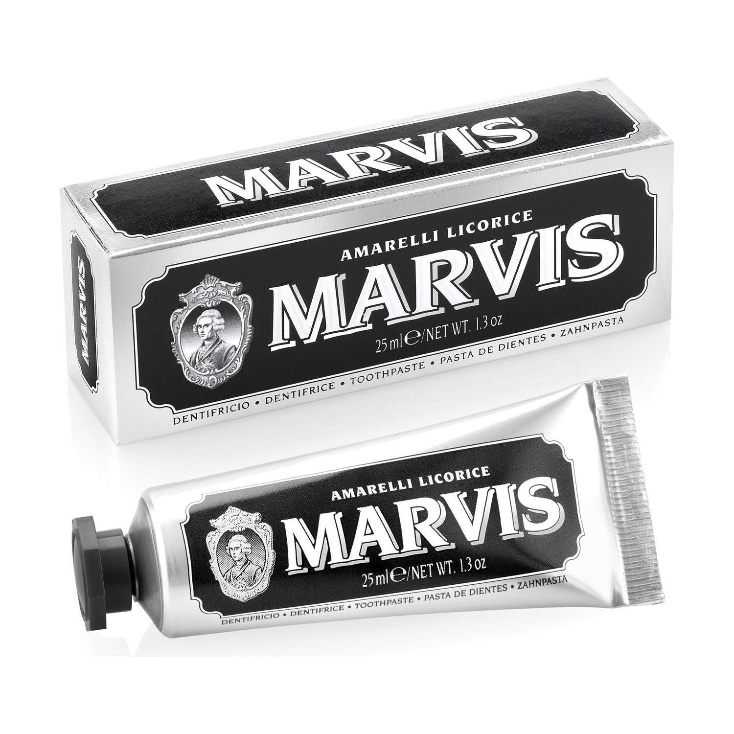Marvis Amarelli Licorice Travel Size Toothpaste 1.29 oz Toothpaste Pasteur Pharmacy