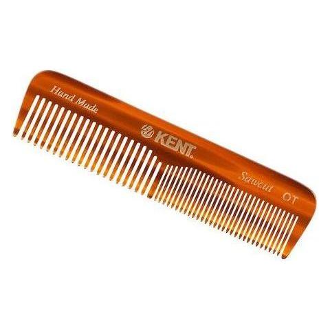Kent Handmade Comb OT - 113 mm Coarse and Fine Men's Pocket Comb Men's Pocket Comb Pasteur Pharmacy