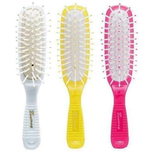 Kent KB Cool Hog Small Travel Bag Size Hairbrush. Colorful, Cushioned
