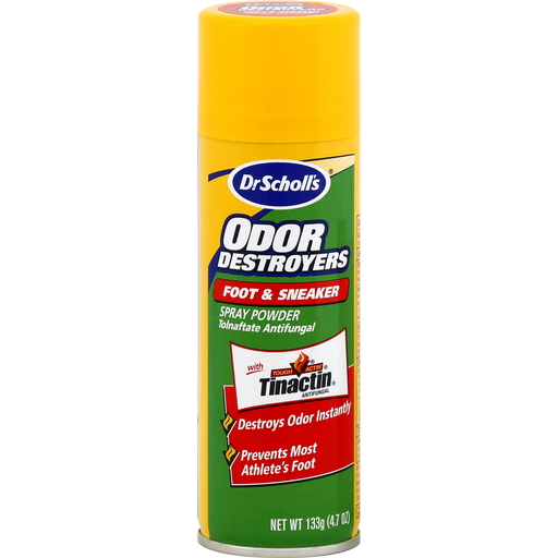Dr Scholls Odor Destroyers Foot & Sneaker Spray Powder - 4.7 Oz Personal Care Pasteur Pharmacy