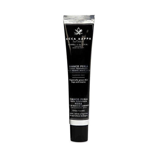 Acca Kappa Blanco Perla Black Toothpaste Fluoride-Free 3.4 Oz Toothpaste Pasteur Pharmacy
