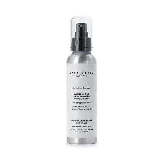 Acca Kappa White Moss Natural Deodorant Spray 4.2 Oz Deodorant Spray Pasteur Pharmacy