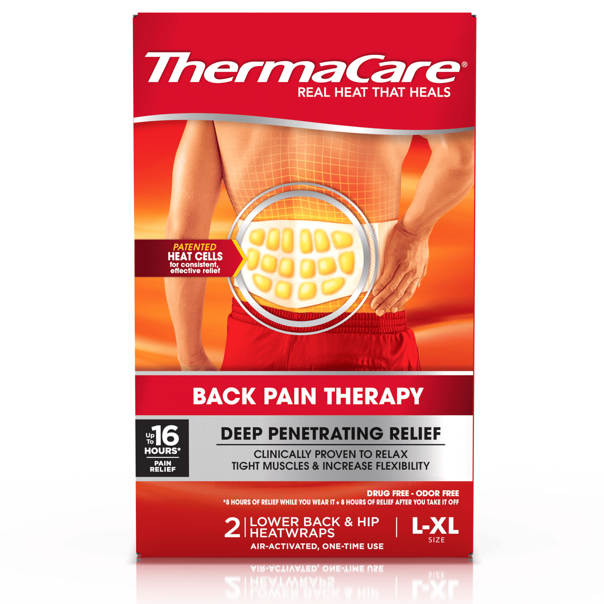 ThermaCare Heatwraps, Lower Back & Hip, L Xl Size Health & Beauty Pasteur Pharmacy