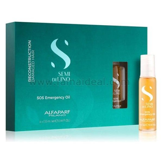 Alfaparf Semi Di Lino Reconstruction SOS Emergency Oil 0.44 oz Hair Oil Pasteur Pharmacy