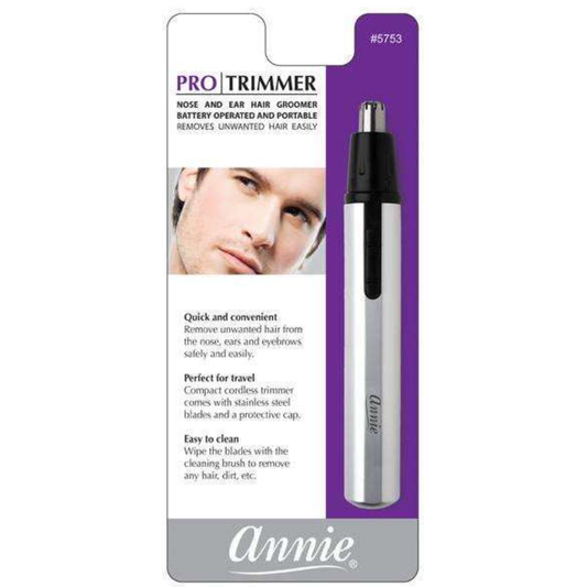 Annie Pro Trimmer Nose And Ear Hair Groomer Battery Operated 5753 Hair Removal Pasteur Pharmacy