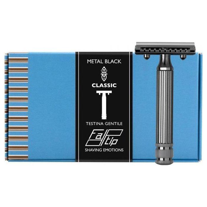 Fatip Classic Metal Black Testina Gentile Closed Comb Safety Razor 42123 Safety Razor Pasteur Pharmacy