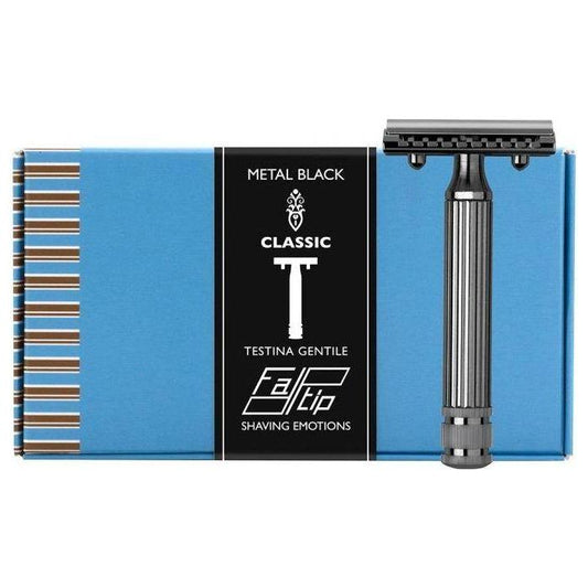 Fatip Classic Metal Black Testina Gentile Closed Comb Safety Razor 42123 Safety Razor Pasteur Pharmacy