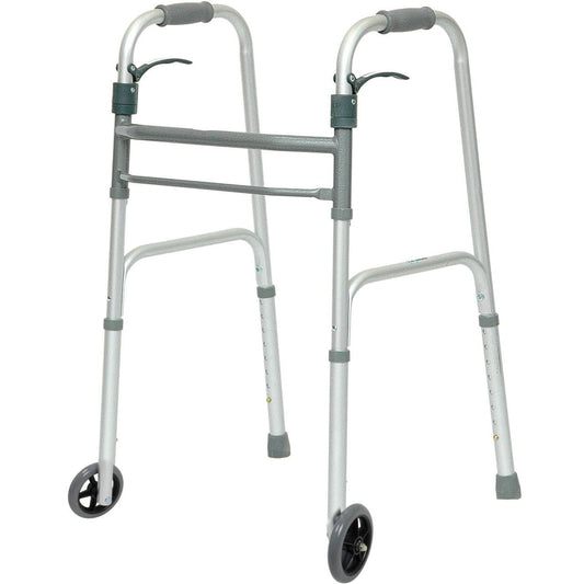 ProBasics Aluminum Walker Trigger With Wheels - Adult Pasteur Pharmacy