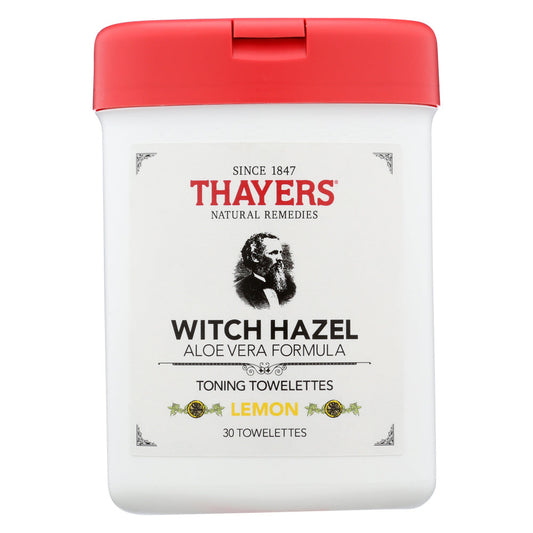 Thayers Witch Hazel Toning Towelettes Lemon Toners Pasteur Pharmacy