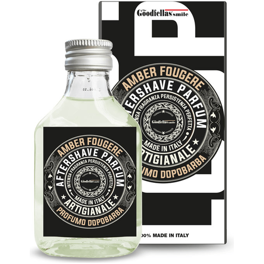 The Goodfellas' Smile Amber Fougere Shaving Collection Shaving Set Pasteur Pharmacy Aftershave Splash 3.4 oz