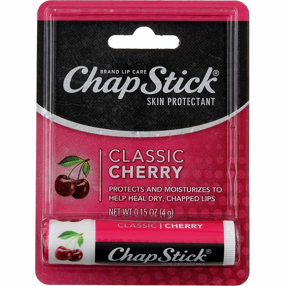 ChapStick Skin Protectant Classic Cherry Lip Balm, 0.15 Oz Health & Beauty Pasteur Pharmacy