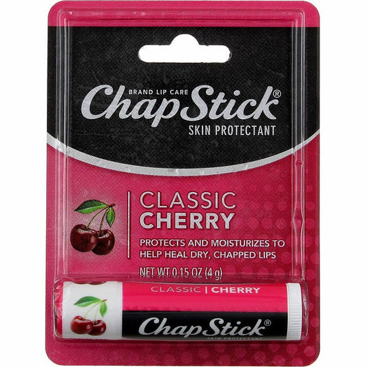 ChapStick Skin Protectant Classic Cherry Lip Balm, 0.15 Oz Health & Beauty Pasteur Pharmacy