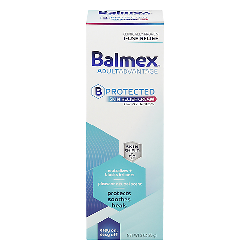 Balmex Adult Advantage B Protected Skin Relief Cream 3 Oz Lotion & Moisturizer Pasteur Pharmacy