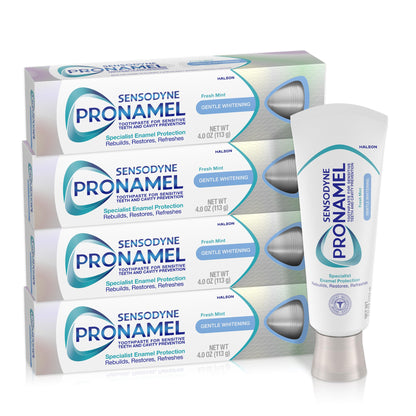 Pasta dental Sensodyne para dientes sensibles con blanqueamiento - 2.54 fl oz - Para protección contra la sensibilidad durante todo el día y cuidado bucal