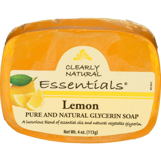 Clearly Natural Essentials Lemon Glycerin Soap 4 oz Pasteur Pharmacy