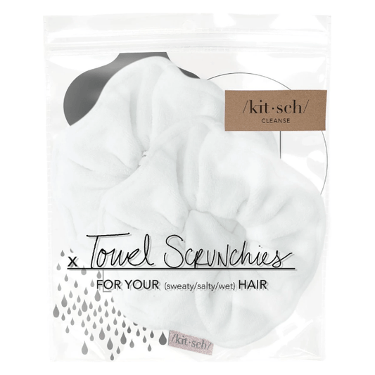 Kitsch Towel Scrunchie White Hair Scrunchie Pasteur Pharmacy