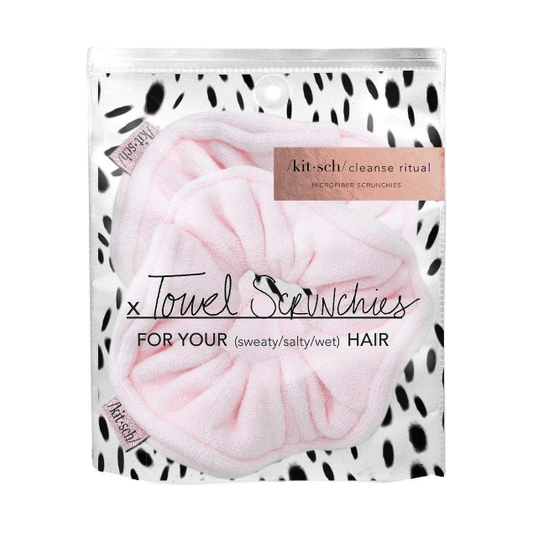 KitSch Towel scrunchies Blush Hair Accessories Pasteur Pharmacy
