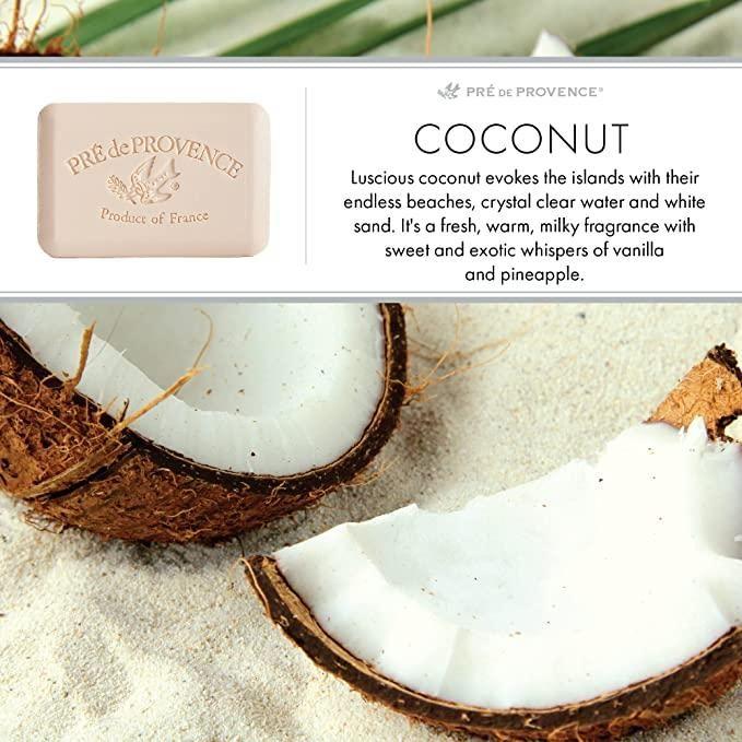 Pre De Provence Coconut Shea Butter Enriched Vegetable Soap 150g Bar Soap Pasteur Pharmacy