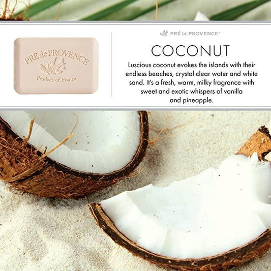 Pre De Provence Coconut Shea Butter Enriched Vegetable Soap 150g Bar Soap Pasteur Pharmacy
