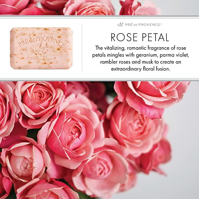 Savon végétal enrichi au beurre de karité Pétales de rose Pré de Provence 150g