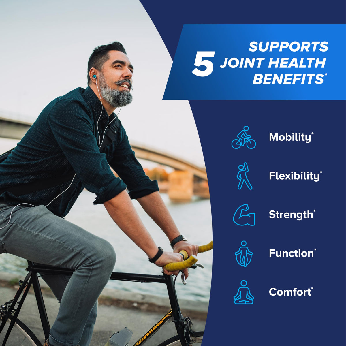Osteo Bi-Flex Advanced Triple Strength Joint Health Supplement - 40 Tablets with Glucosamine, Chondroitin & MSM