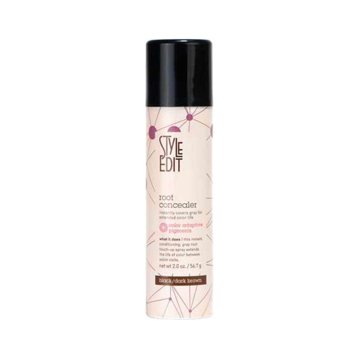 Style Edit Root Concealer Spray Black-Dark Brown 2oz Hair Care Pasteur Pharmacy
