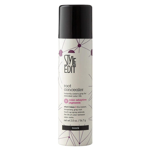 Style Edit Root Concealer Spray Black 2 Oz Hair Care Pasteur Pharmacy