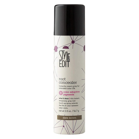 Style Edit Root Concealer Spray Dark Brown 2 Oz Hair Care Pasteur Pharmacy