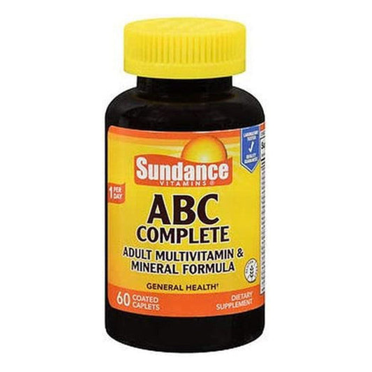 Sundance Vitamins® ABC Complete Adult Multivitamin & Mineral – 60 Coated Caplets Vitamins & Supplements Pasteur Pharmacy