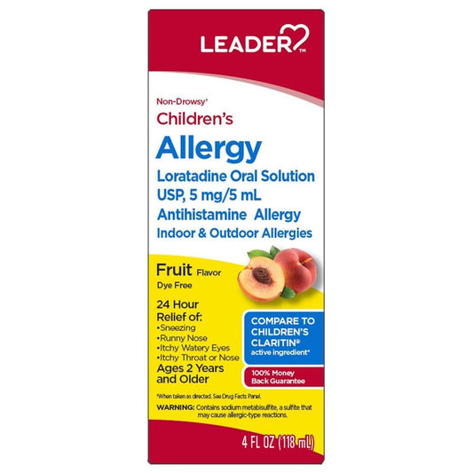 Leader Children's Allergy Solution Fruit Flavor 4oz Health & Beauty Pasteur Pharmacy