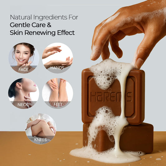 Savon au lait d'ânesse ottoman Harem 120g - Riche en nutriments | Naturel
