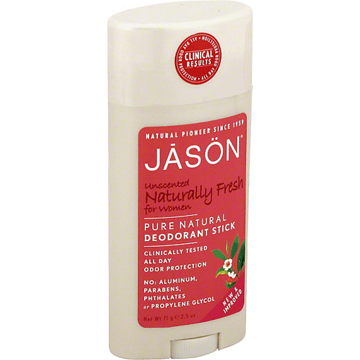 Jason Natural Products Naturally Fresh For Women Pure Deodorant Stick Unscented Deodorant Pasteur Pharmacy