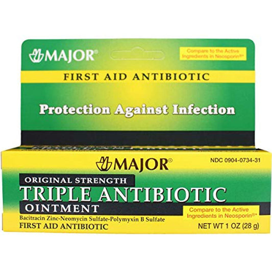 Major Triple Antibiotic Ointment 1oz First Aid Pasteur Pharmacy