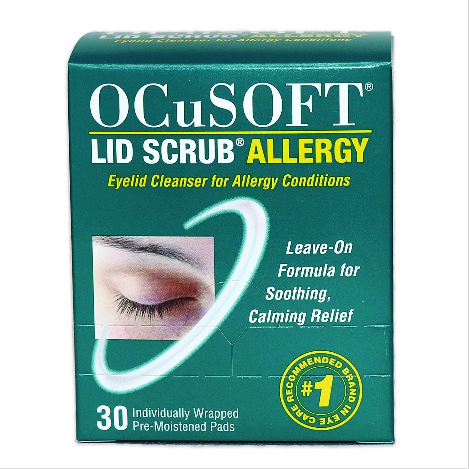 OCuSOFT Lid Scrub Allergy 30 Pads Eye Care Product Pasteur Pharmacy