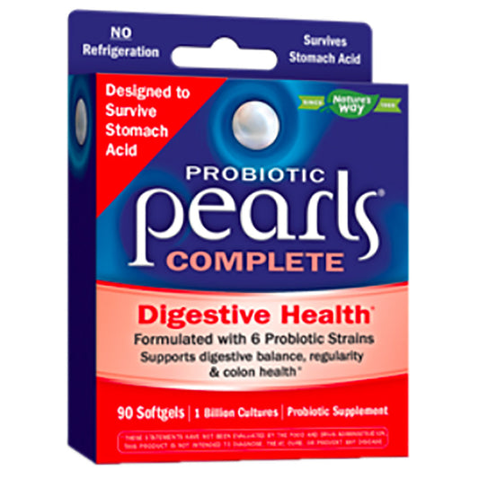 Enzymatic Therapy Nature's Way, Probiotic Pearls Complete, Digestive Health, 30 Softgels Vitamins & Supplements Pasteur Pharmacy