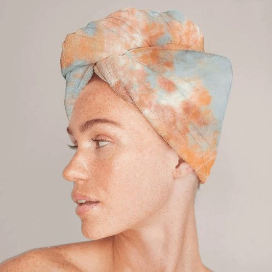 KitSch Microfiber Hair Towel - Sunset Tie Dye Hair Towel Pasteur Pharmacy