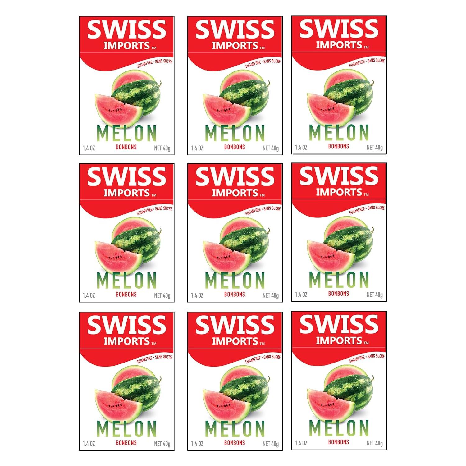 Swiss Imports Melon Sugarfree Candy Bonbons - 1.4oz Sugarfree Candy Pasteur Pharmacy