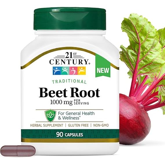 Beet Root 1000 mg 90 capsules Vitamins & Supplements Pasteur Pharmacy