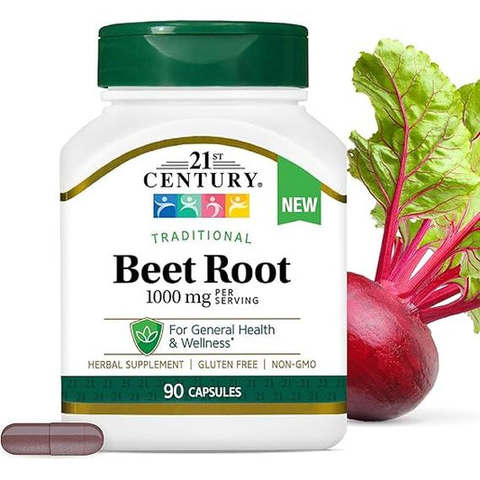 Beet Root 1000 mg 90 capsules Vitamins & Supplements Pasteur Pharmacy
