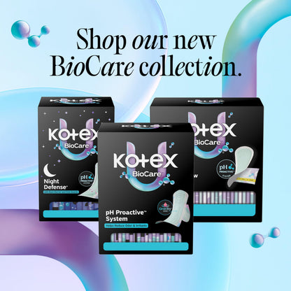 Protège-slips réguliers Kotex - Boîte de 56 | Doux et respirants