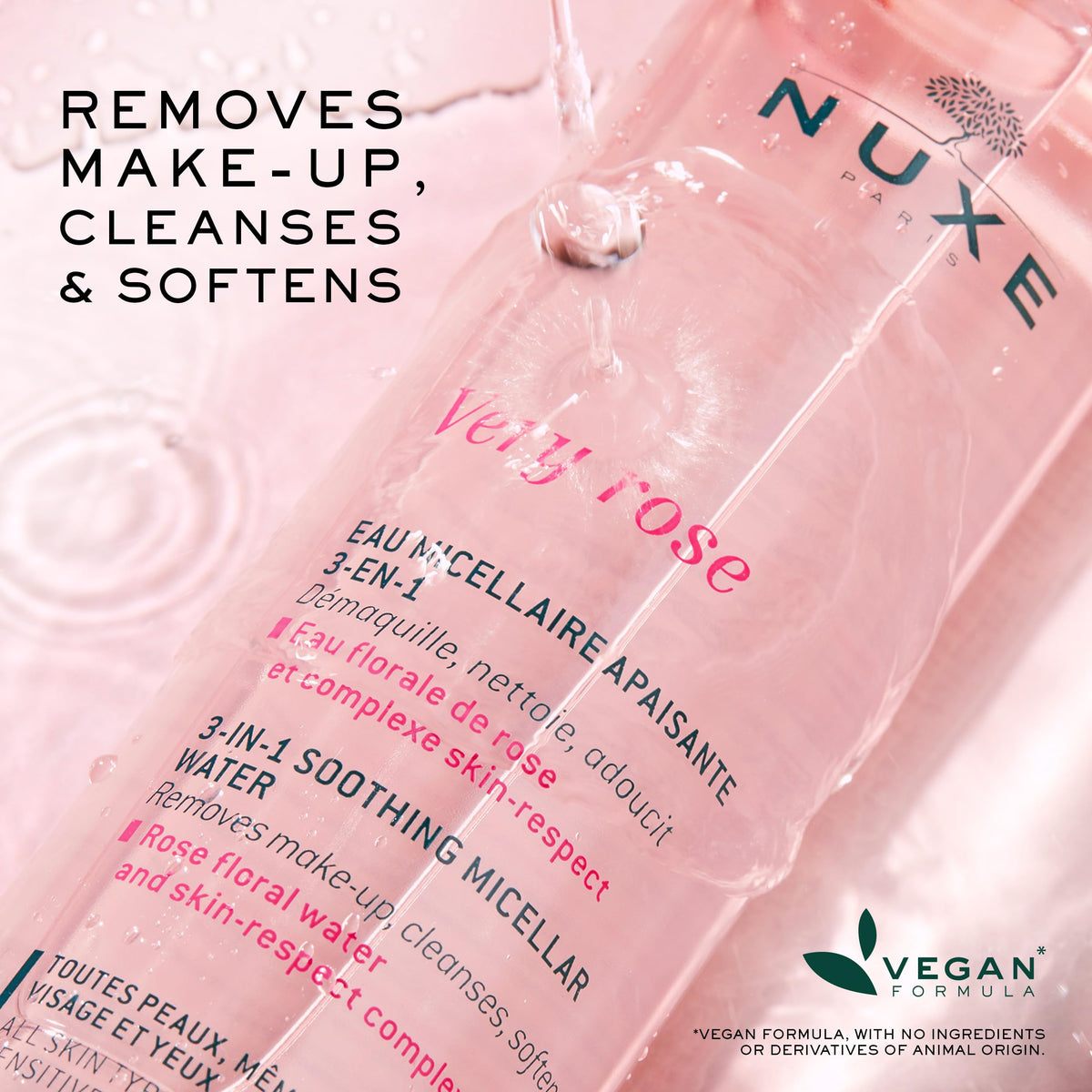 Nuxe Very Rose 3 In 1 Soothing Micellar Water - 200ml
