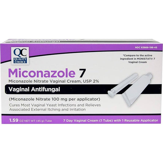 Miconazole 7 Vaginal Cream 2% - 45g 1.59 oz with 7-Day Applicator Medicine & Drugs Pasteur Pharmacy